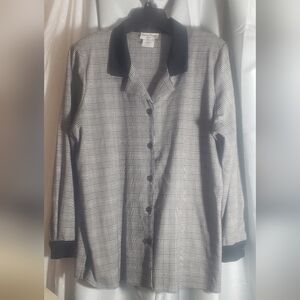 Minimilist Blazer, Jacket ,Size 16 Stephanie Thomas Sport Button Up Front